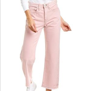 Rag & Bone Pink Maya High Rise Ankle Straight Leg Jeans